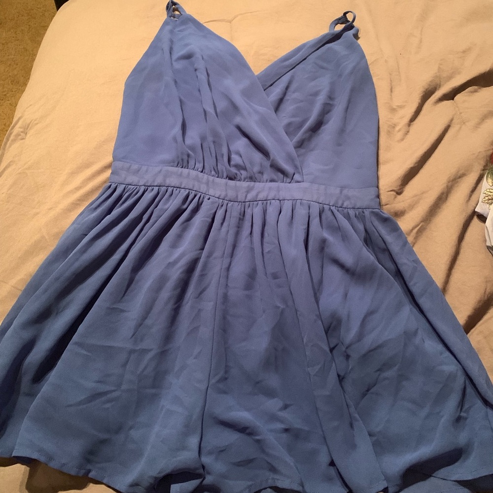 Royal blue romper size SMALL